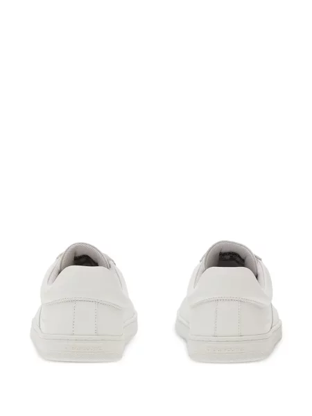 Sneakerși Barebarics cu șireturi din dantelă alb