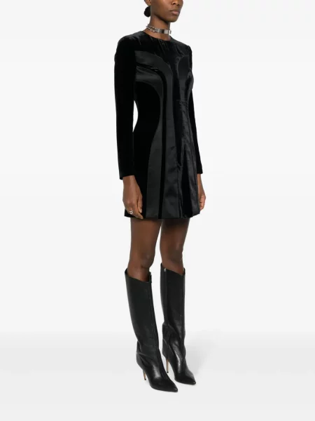 Rochie Alberta Ferretti de catifea negru