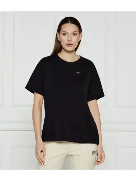 Emporio Armani Póló Loose Fit fekete