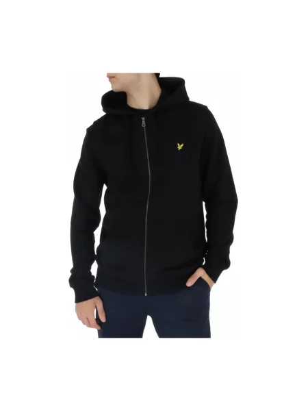 Bluza z kapturem Lyle & Scott z kapturem czarna