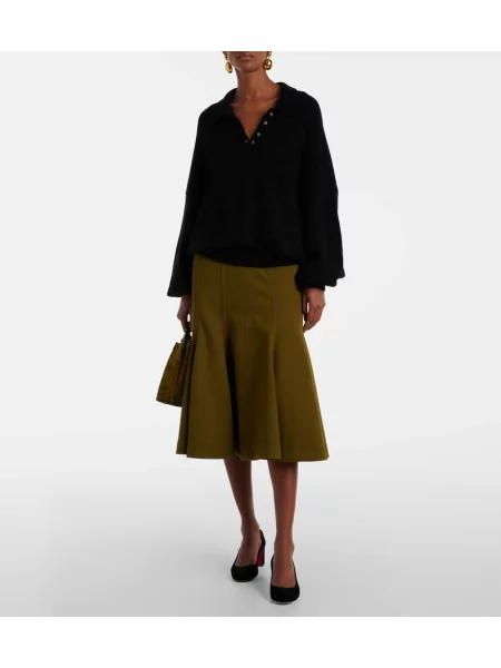 Semišové lodičky Christian Louboutin čierna