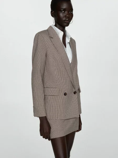 MANGO Піджак коричневий