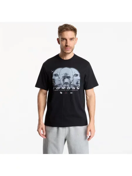 T-shirt Jordan Sport Dri-FIT Graphic T-Shirt Black/ Pure Platinum XXL czarna