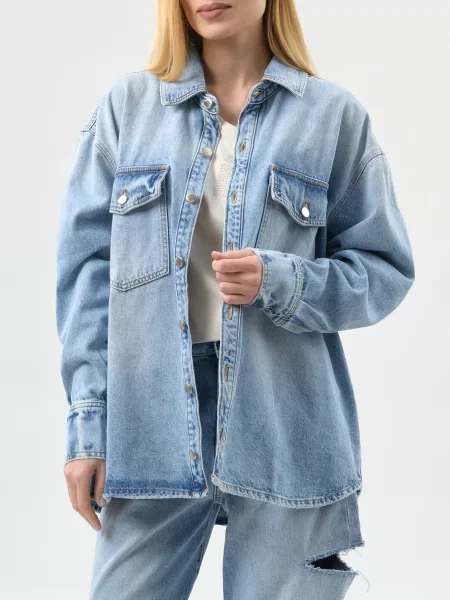 Рубашка Icon Denim голубая