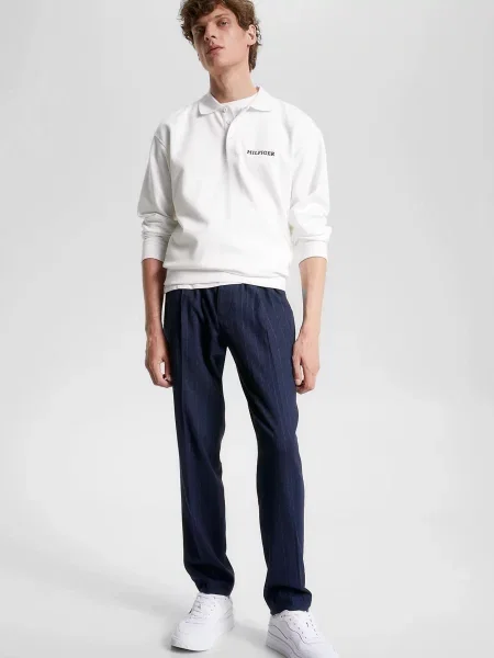 Смугасті фланелеві штани Tommy Hilfiger сині