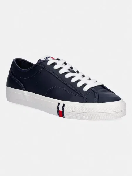 Tommy Jeans ARCHIVE VULC. LONG LACE tenisice za muškarce kožne plava