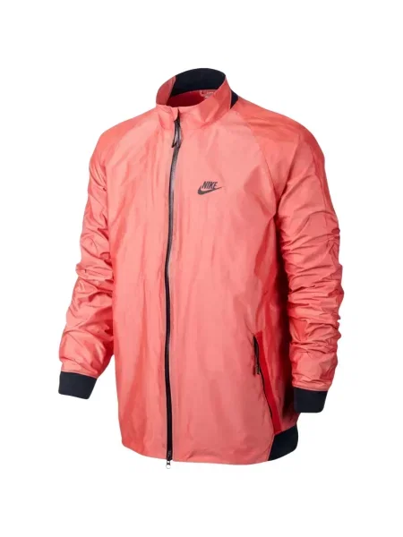 Hanorac Nike cu glugă cu imagine cu model camuflaj roșu