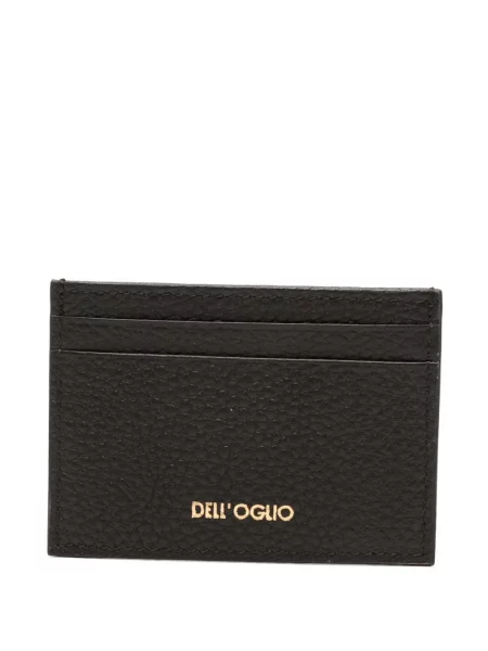 Портмоне Dell'oglio с принт кафяво