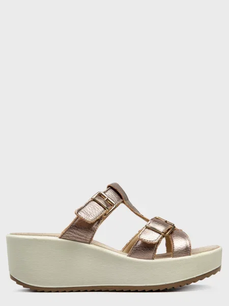 Шлепанцы Imac золотые