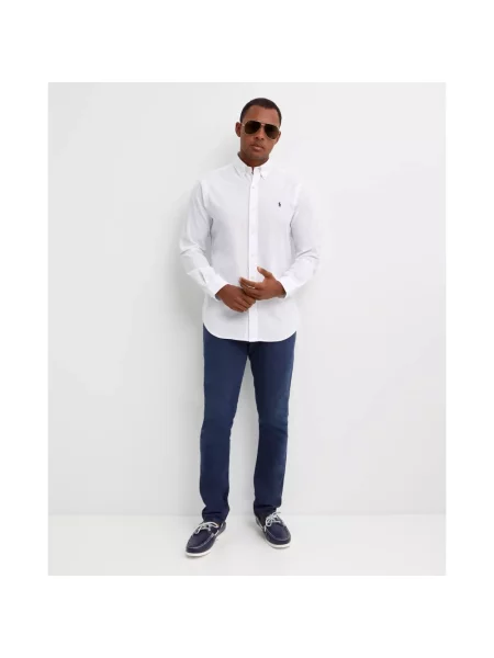 Polo Ralph Lauren Koszula Mężczyźni Modern Fit jednolity S biały