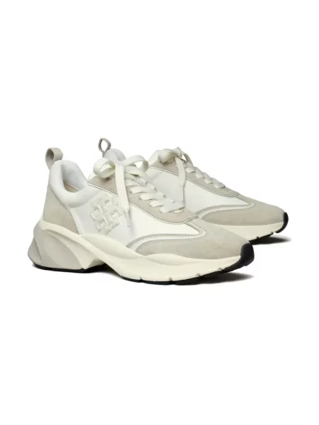 Sneakersy Tory Burch skórzane białe