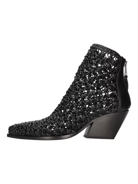 Buty do kostki Elena Iachi skórzane czarne