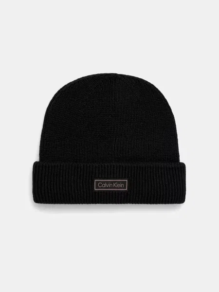 Kapa z dodatkom volne Calvin Klein črna