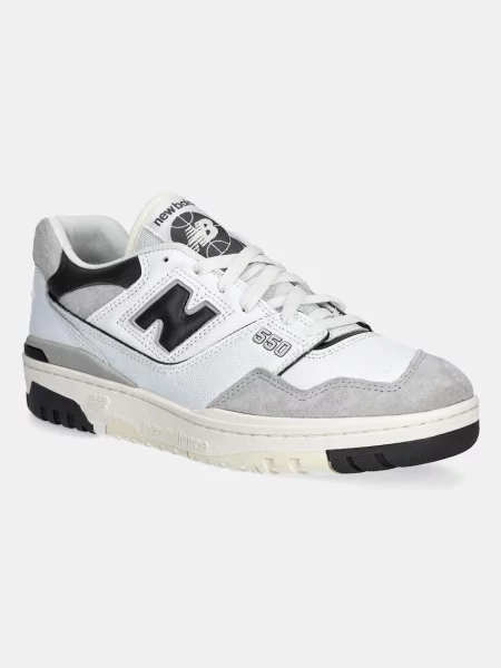 Кожени маратонки New Balance бяло