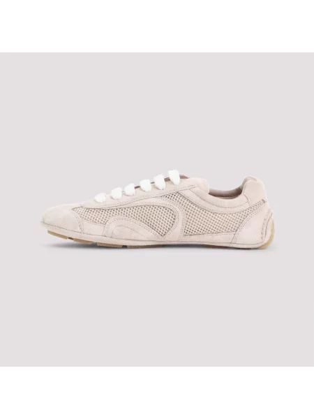 Sneakersy Prada zamszowe beżowe