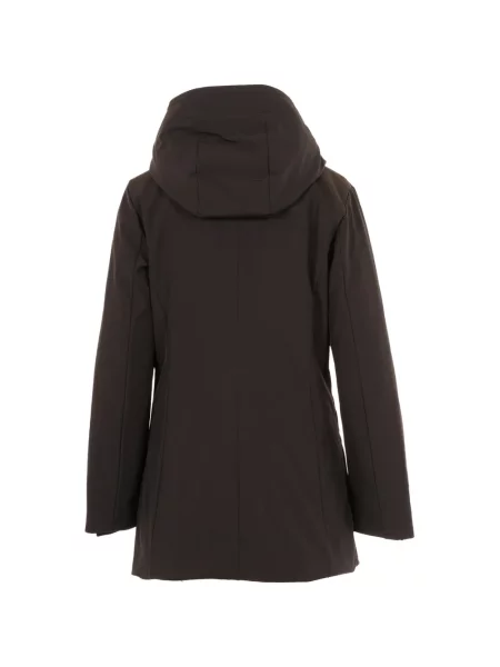 Geacă parka Woolrich cu glugă negru