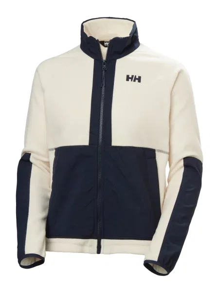 HELLY HANSEN Jachetă fleece funcțională crem / bleumarin bej
