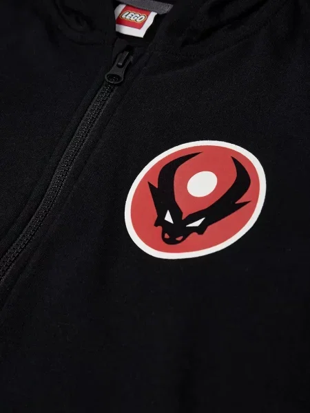 Lego кофта на застібці з капюшоном дитяча LWSIAN