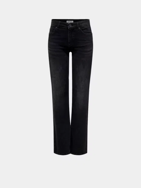 Only Прямі джинси чорний
