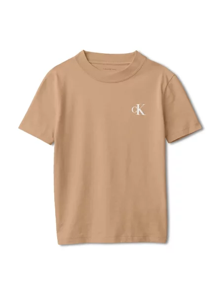 Calvin Klein Jeans tričko hnědé