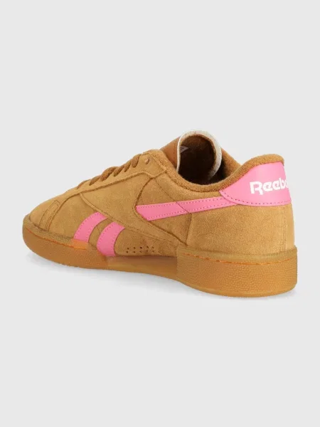 Замшевые классические кроссовки Reebok Classic бежевые