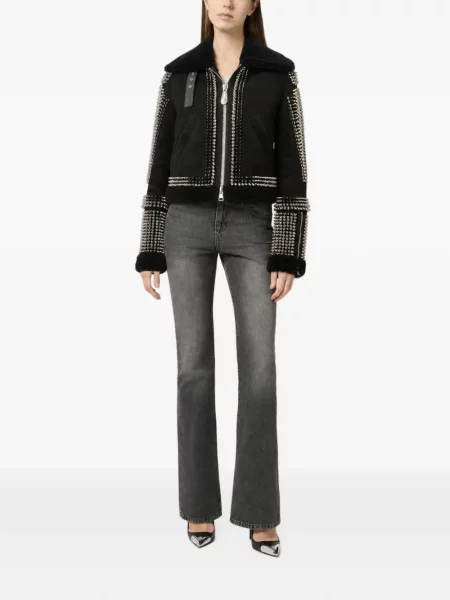 Decupat geacă Philipp Plein negru