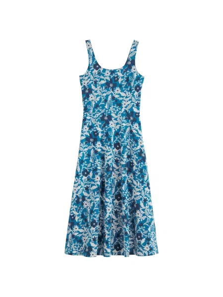 Seasalt Cornwall Rochie Sun Gleam azur / albastru pastel / albastru închis / murdar alb