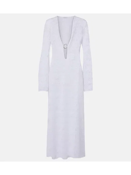 Rochie Oseree din dantelă alb