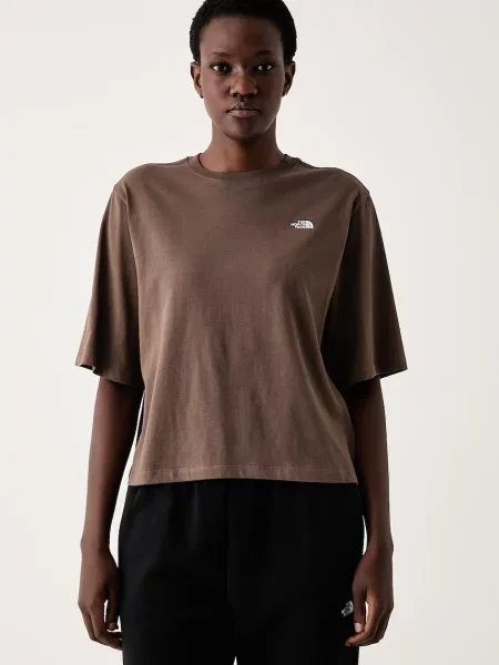 The North Face tričko Essential hnědé