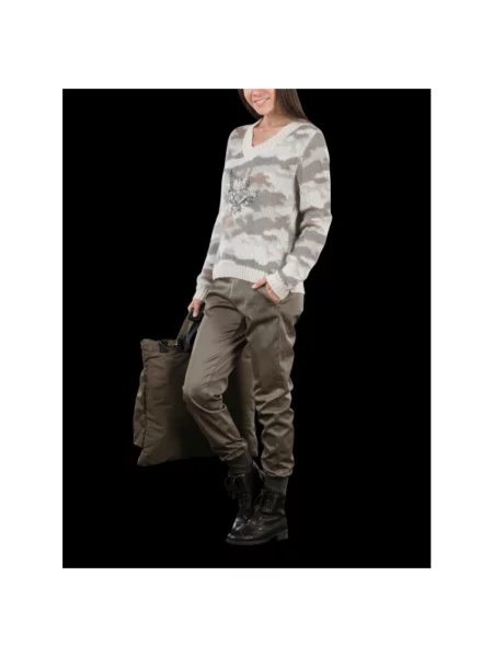 Sweter Aeronautica Militare szary