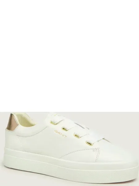 Gant Teniși din piele Avona alb