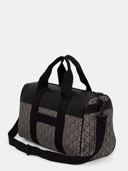 Calvin Klein Hétvégi táska Mixed Emblem Aop Bézs barna