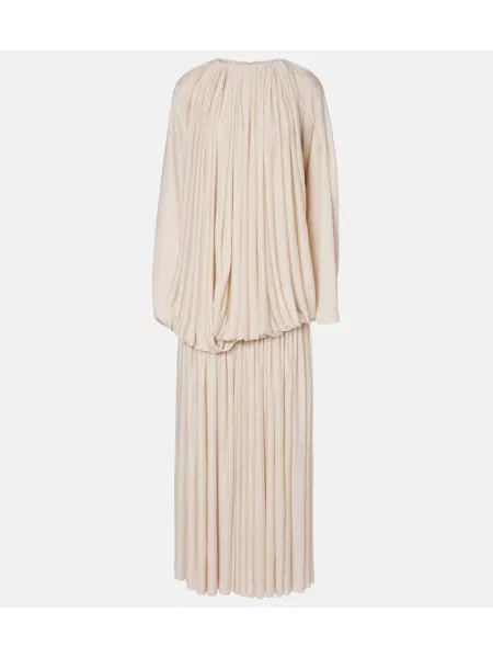 Sukienka Calvin Klein Collection drapowana beżowa