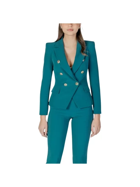 Marynarka Rinascimento z długim rękawem niebieska