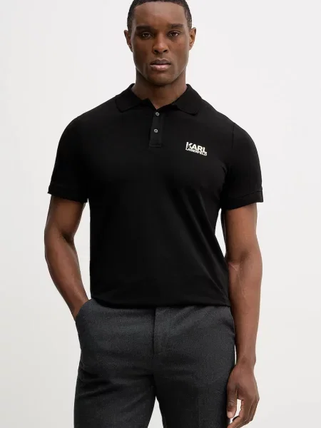 Karl Lagerfeld Polo tričko čierna