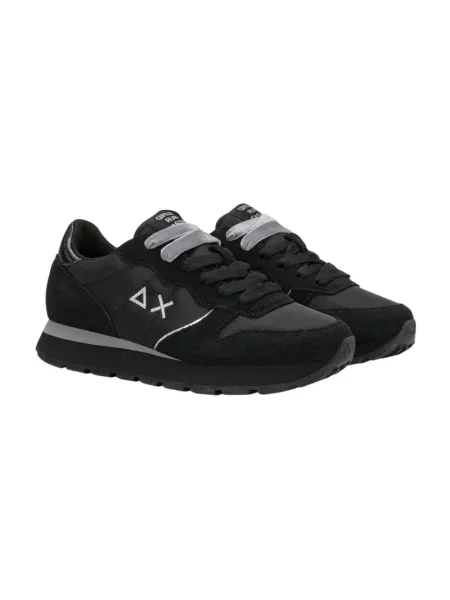 Sneakersy Sun68 skórzane czarne