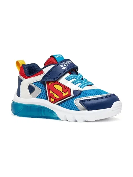 Geox tenisky CIBERDRON x Superman modré