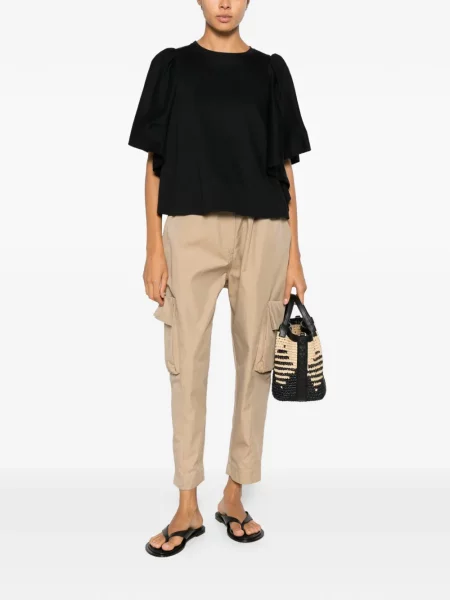 Pantaloni cargo Psophia cu cordon