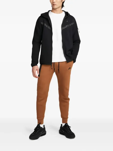 Kratke hlače Nike od flisa s vezom zelena