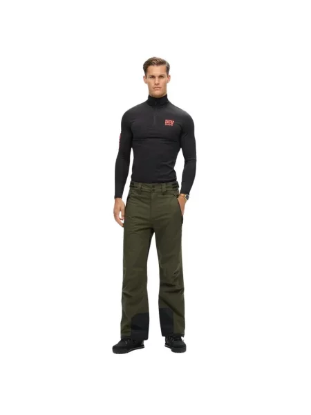 Spodnie narciarskie Superdry Freestyle Core zielone
