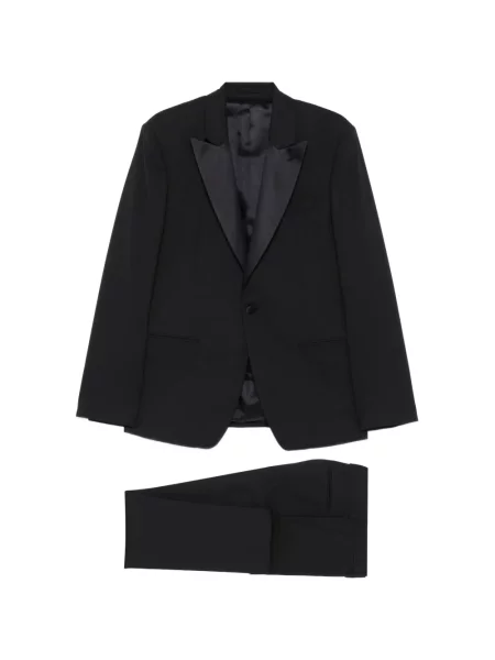 Costum Lardini cu rever albastru