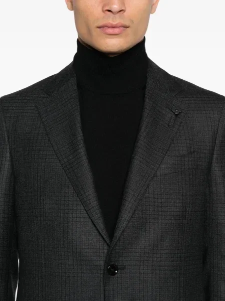 Costum Lardini de lână în carouri de costum gri