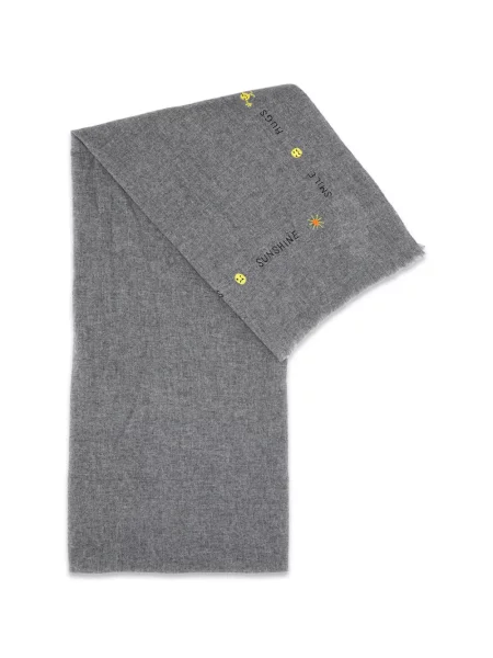 Šal Benaras By Citrus s vezom siva