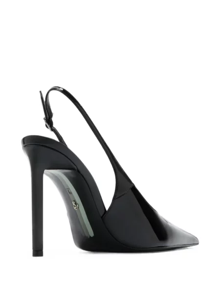 Pantofi cu toc Sam Edelman slingback negru