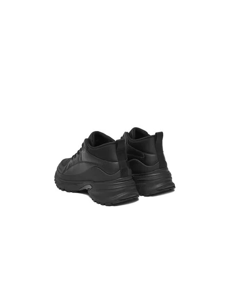 Laisvalaikio batai Calvin Klein Hike Runner Mid Laceup Tech Mix juoda