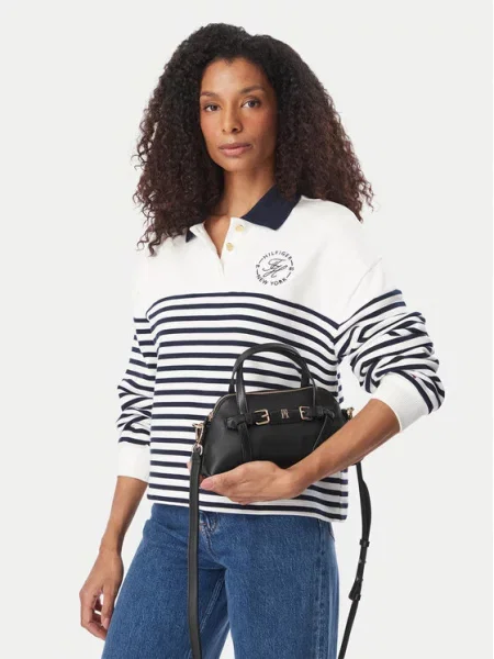 TOMMY HILFIGER Ručna torbica crna