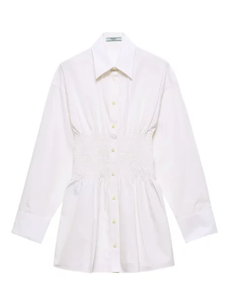 Cămașă Prada din poplin alb