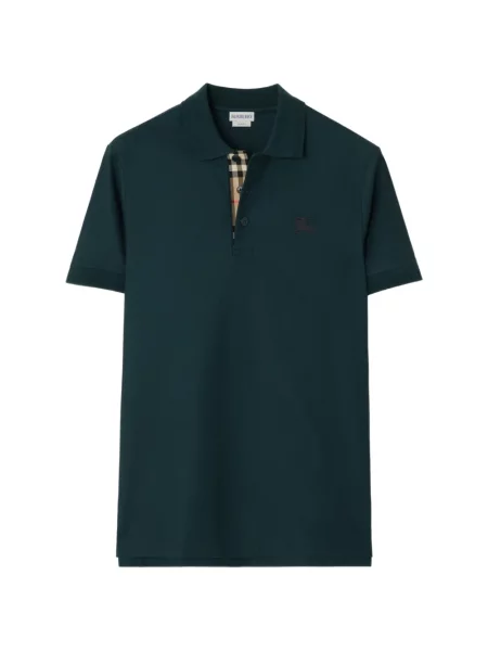 Tricou polo Burberry verde