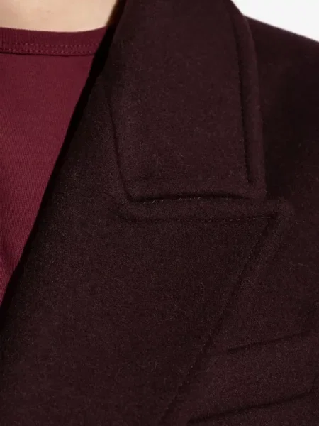 Palton The Attico de lână roșu