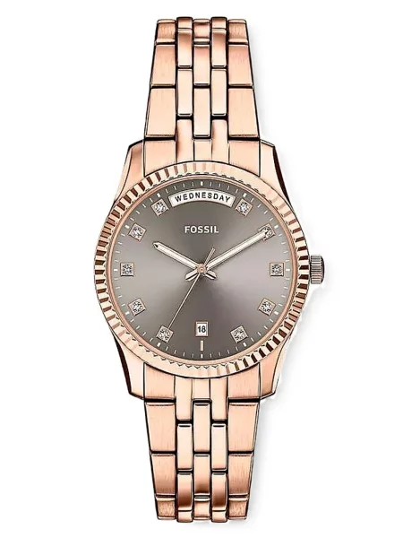 Ceas Fossil gri